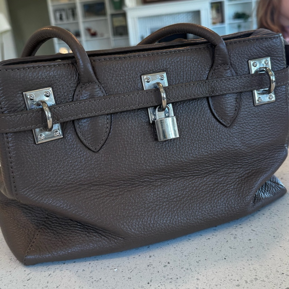 Borde in Felle Vintage Genuine Leather Satchel